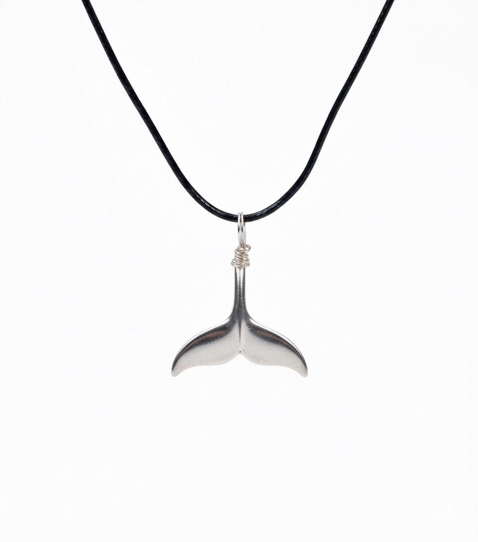 שרשרת תליון זנב כריש -לוויתן