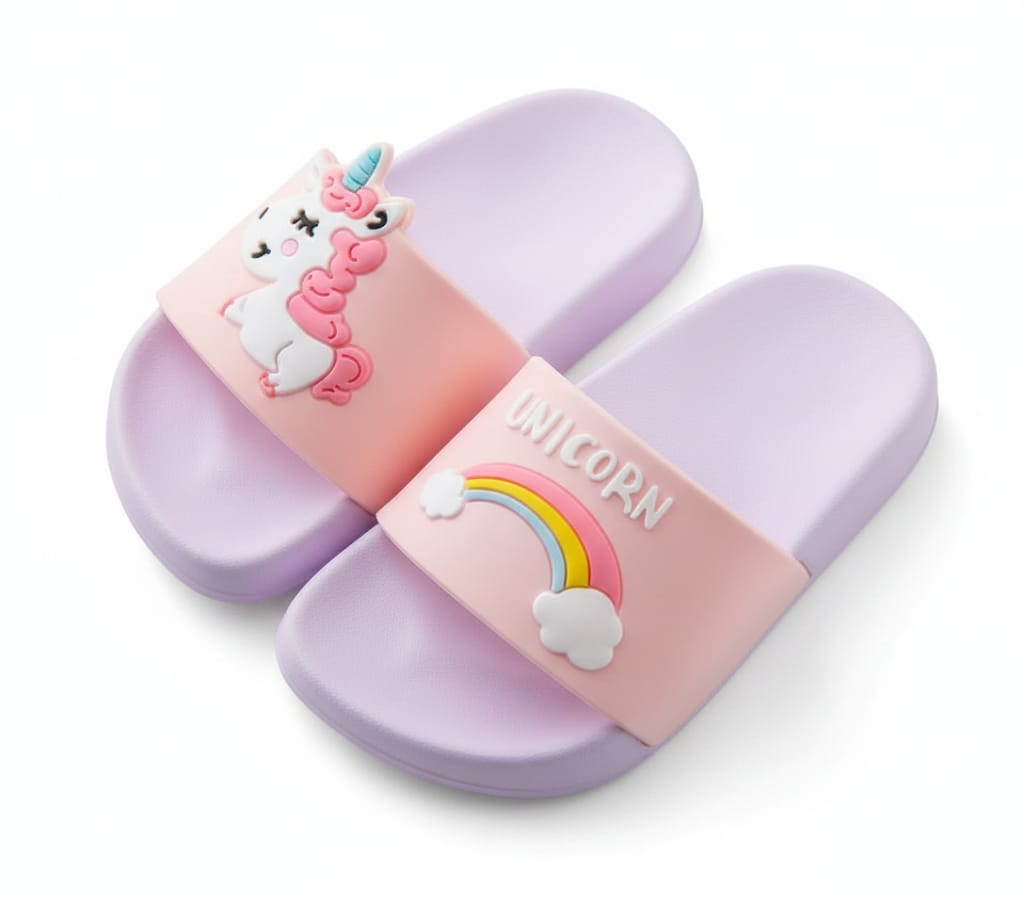 כפכפים לילדות חד קרן