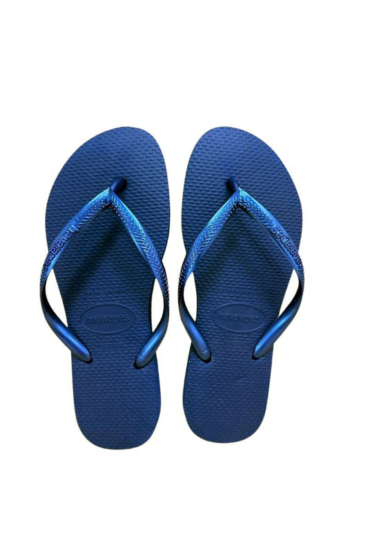 Havaianas Slim כפכף סלים בצבע כחול ג'ינס