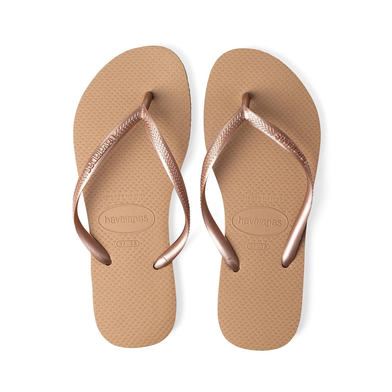 Havaianas Slim כפכף סלים בצבע ברונזה