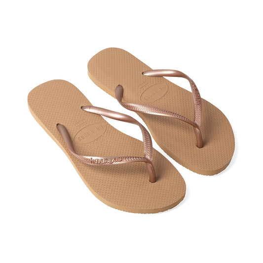 Havaianas Slim כפכף סלים בצבע ברונזה