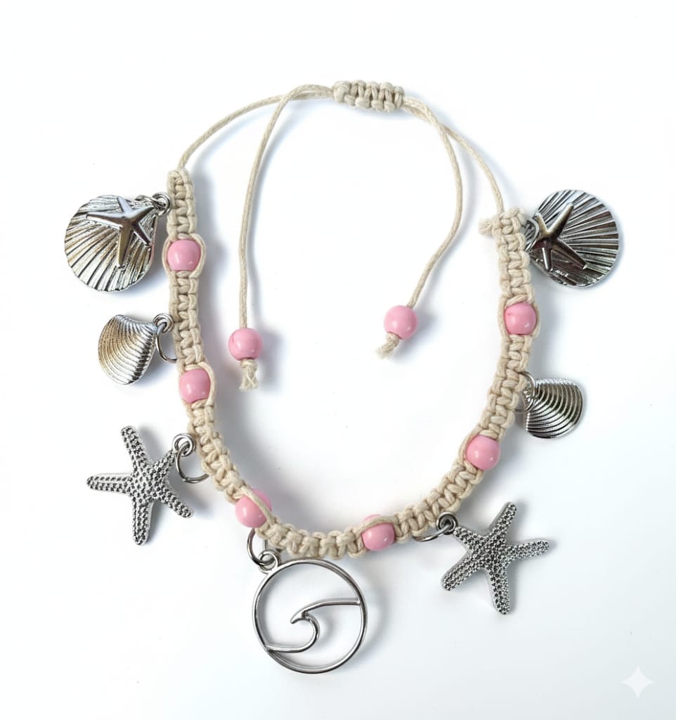 צמידי יד וקרסול צדפות