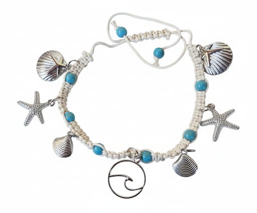 צמידי יד וקרסול צדפות