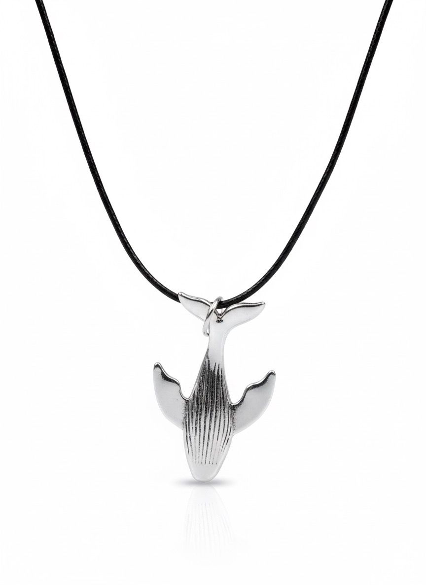 שרשרת תליון זנב כריש -לוויתן