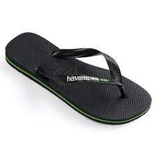 Havaianas BRAZIL כפכף הוויאנאס דגל ברזיל בשחור לגברים